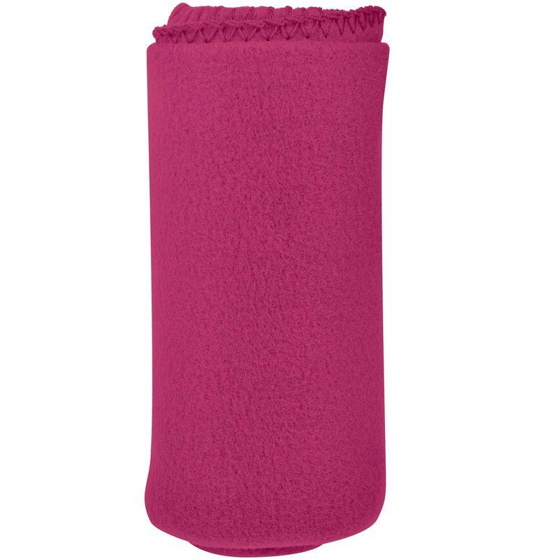 Imperial Home Cozy Comfort 50 x 60 Inch Cozy Fleece Throw Blanket