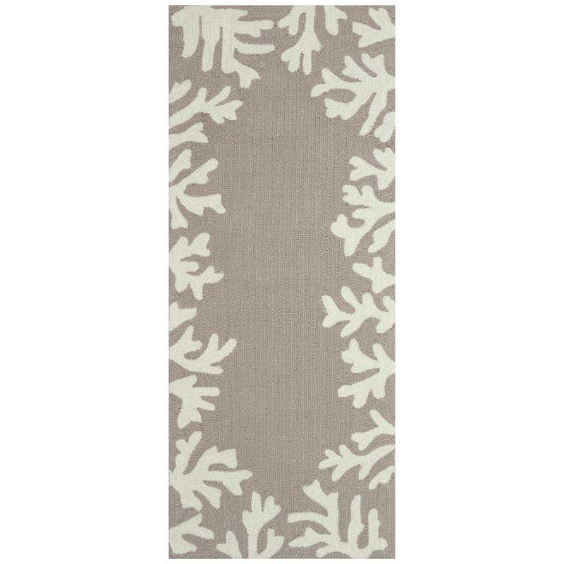 Coral Border Outdoor Rug