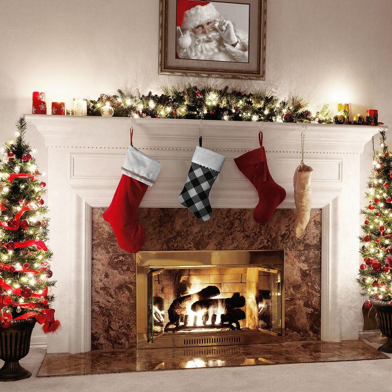 19" Plaid Stocking - National Tree Company