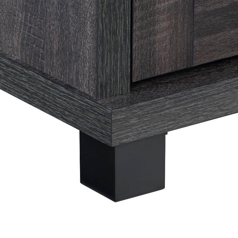 Fremont TV Stand for TVs up to 95" with Glass Cabinets - CorLiving