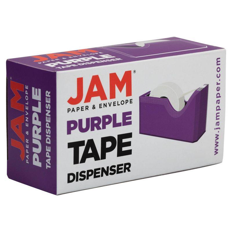 JAM Paper Colorful Desk Tape Dispensers - Purple