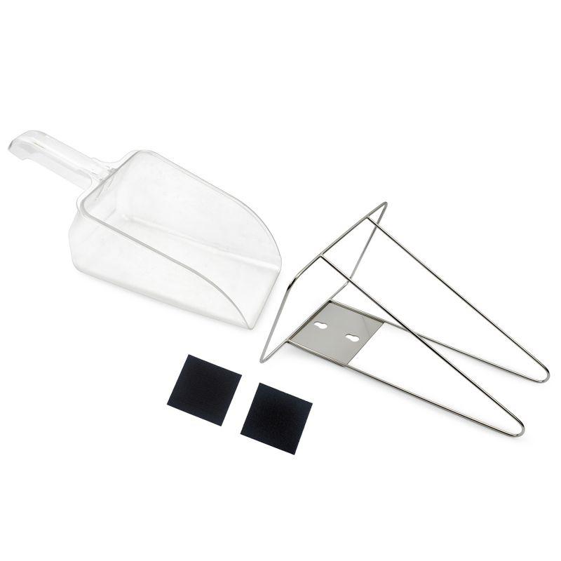 Darware Commercial Ice Scoop w/ Metal Holder; 58-Fluid Ounces Capacity