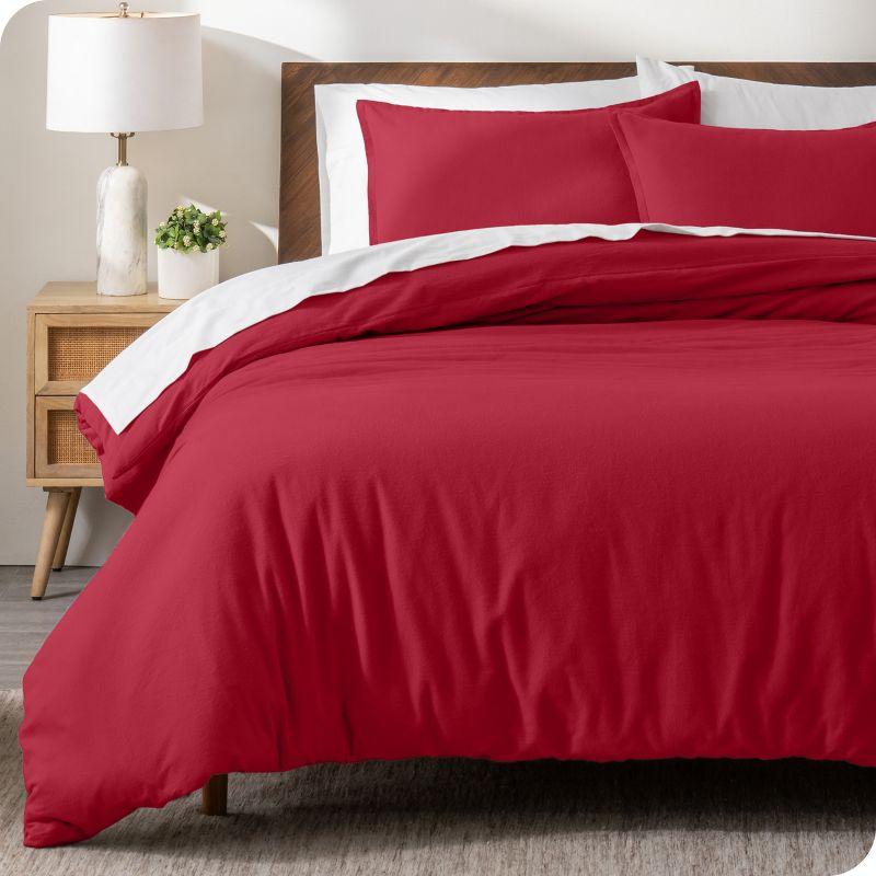 Cotton Flannel Duvet Cover & Sham Set by Bare Home