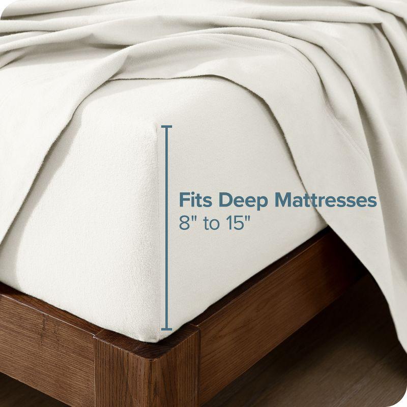 Bare Home Flannel Machine Woven Sheet Set