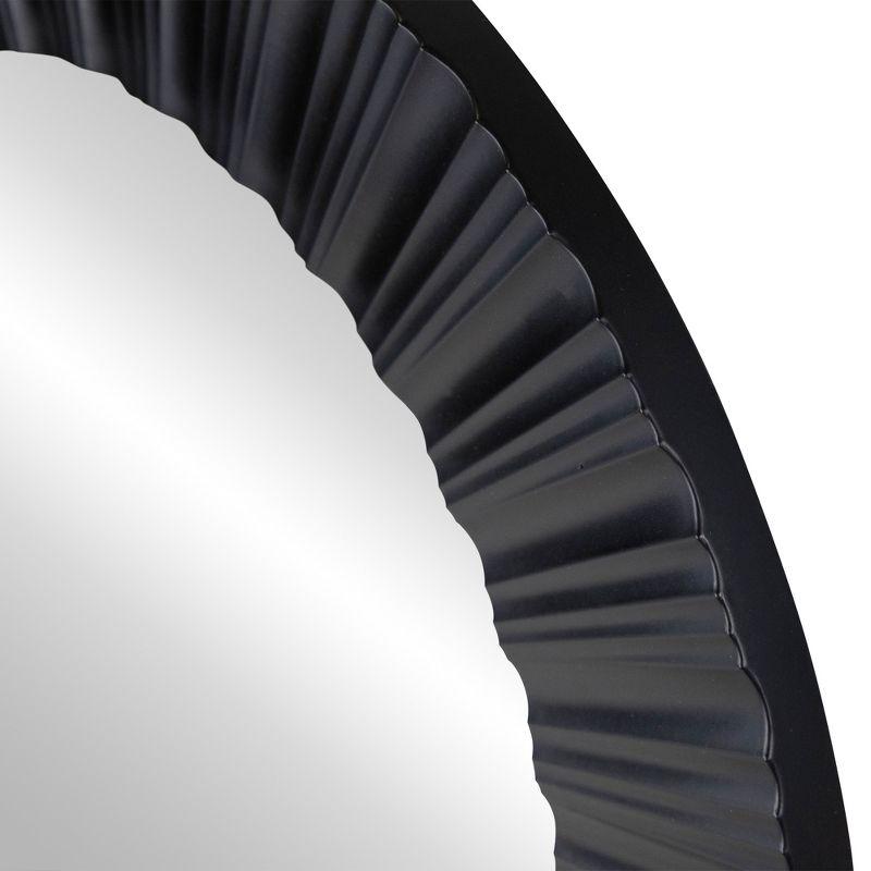 Northlight Seasonal Elegant 20" Contemporary Fluted Round Mirror Wall Decor