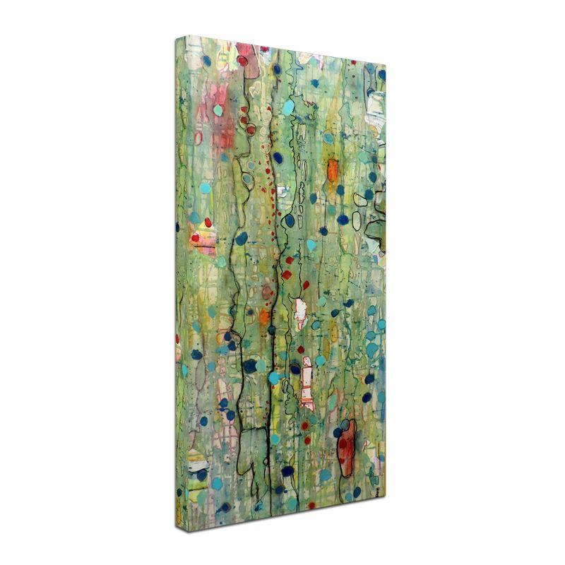 Sylvie Demers 'In Vitro' Abstract Canvas Art, 16" x 32"