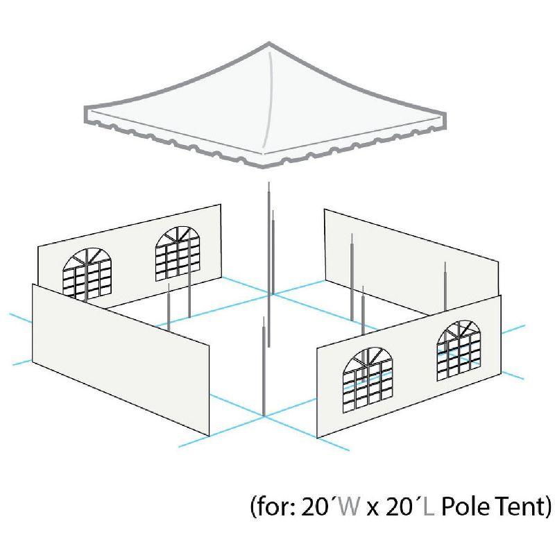 Party Tents Direct Galvanized Party Steel Tent