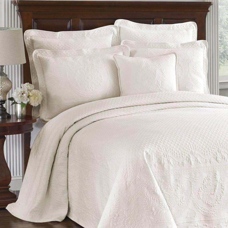 Historic Charleston King Charles Matelasse Cotton Pillow Sham