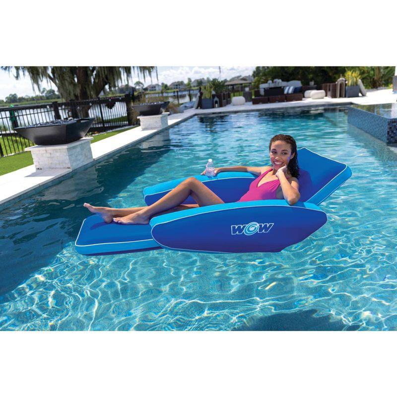 WOW Modern Lounge the Contemporary Recliner Float - Blue