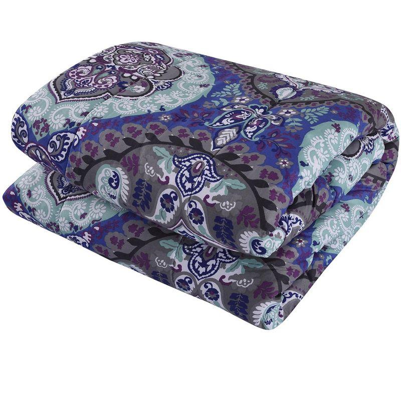 Modern Threads Printed Reversible Complete Bed Set Cathedral.