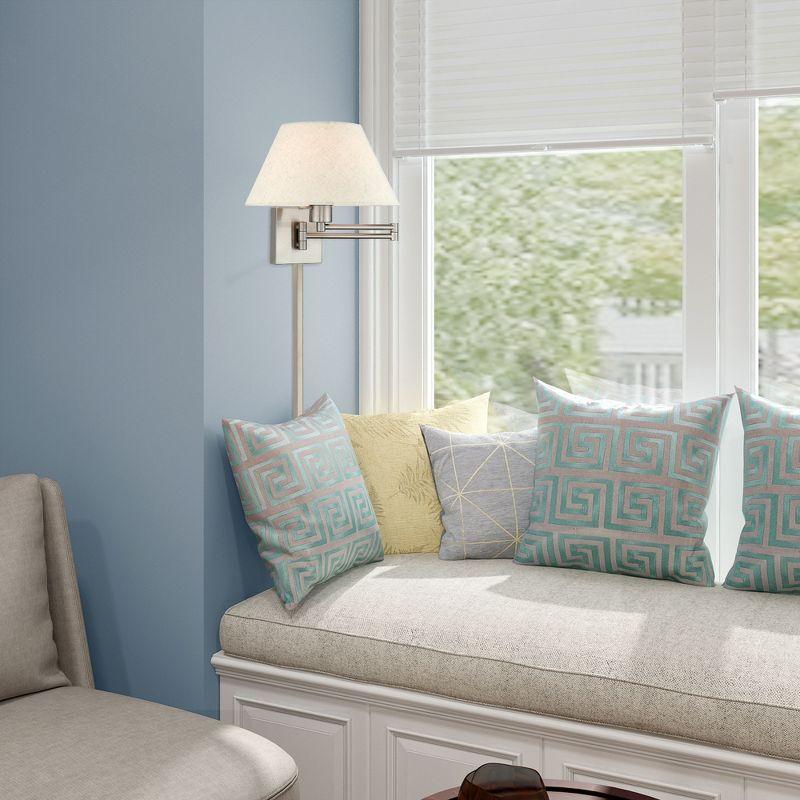 Livex Lighting 1 - Light Wall Light in  Brushed Nickel