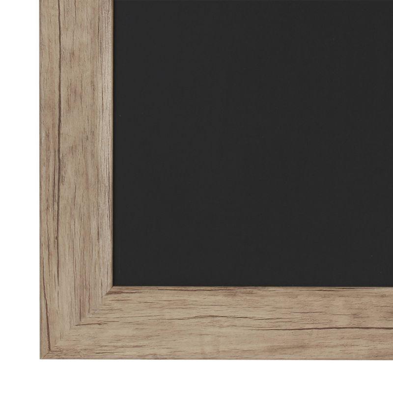 Beatrice Rustic Brown Framed Magnetic Chalkboard