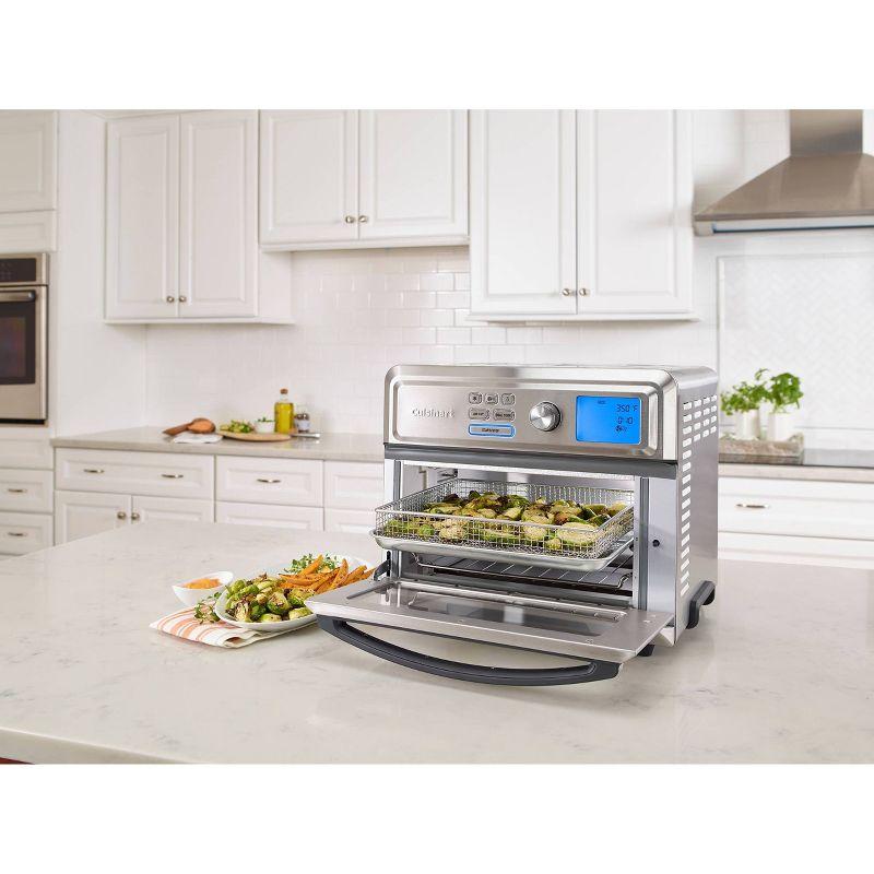 Cuisinart Digital Air Fryer Toaster Oven - Stainless Steel - TOA-65: 1800W, Adjustable Thermostat, Nonstick, 18 Qt Capacity