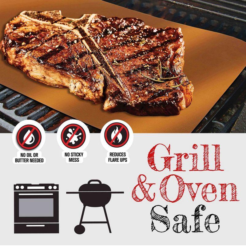 Gotham Steel Copper Grill and Baking Mats - Set of 3 (Set of 3)