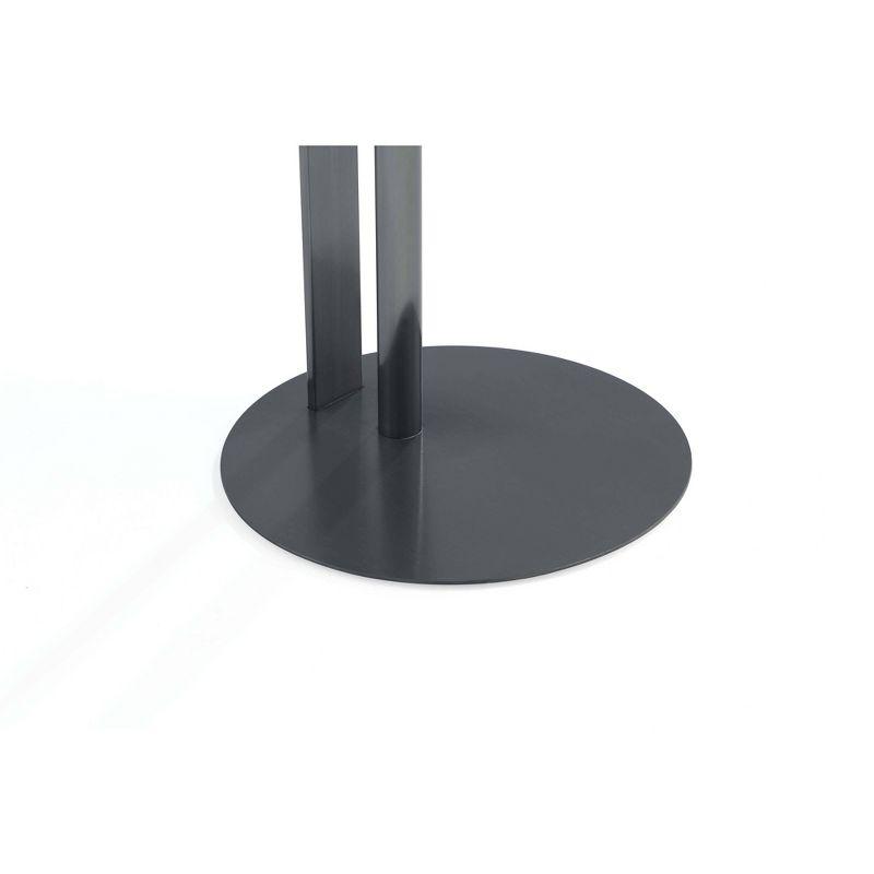 Manhattan Comfort Alondra Sintered Stone Top End Table Black