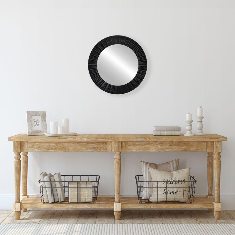 Northlight Seasonal Elegant 20" Contemporary Fluted Round Mirror Wall Decor
