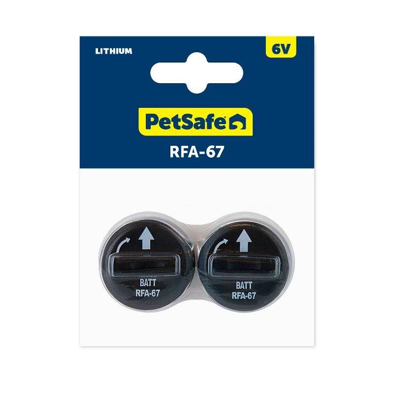 PetSafe 6V Black Lithium-ion Button Batteries - 2 Pack