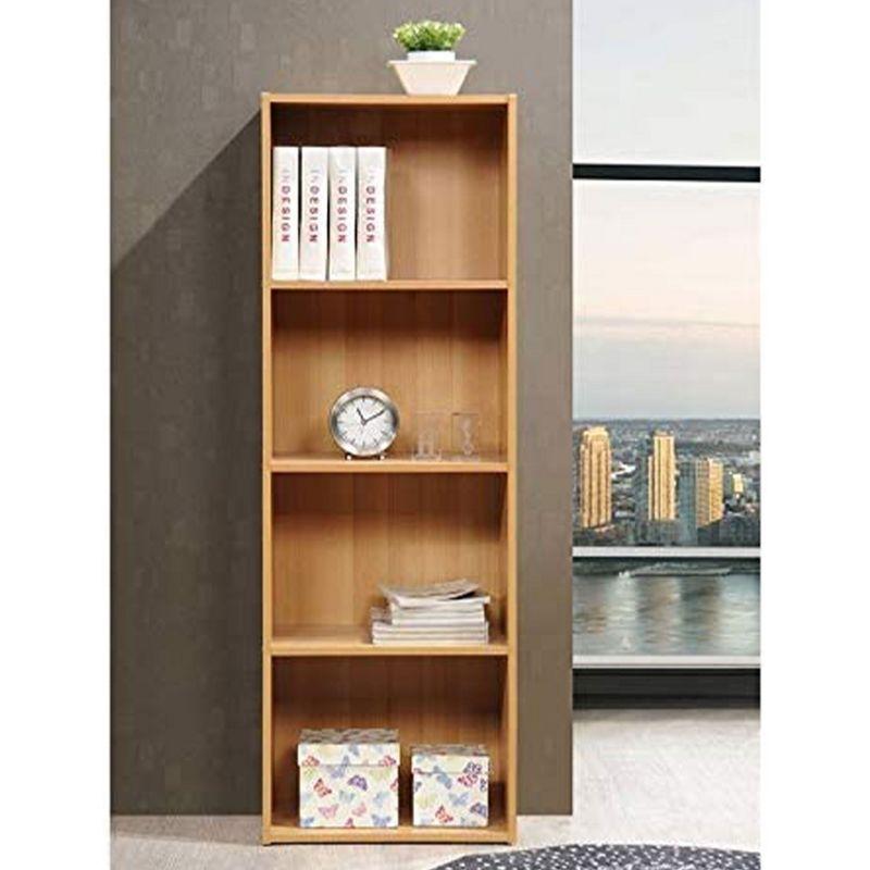 Beech 47-Inch 4-Shelf Bookcase for Kids and Toys