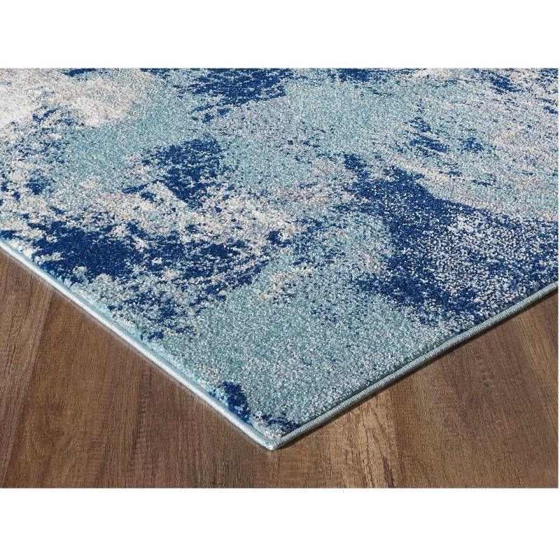 Luxe Weavers Abstract Color Splash Modern Area Rug