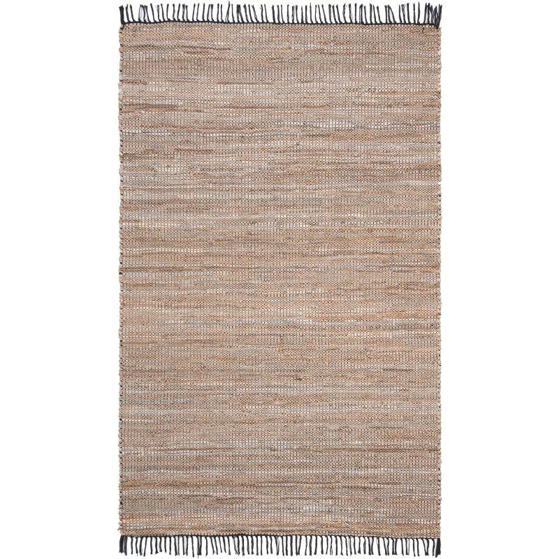 Vintage Leather VTL203 Hand Woven Area Rug - Beige - 4'x6' - Safavieh.
