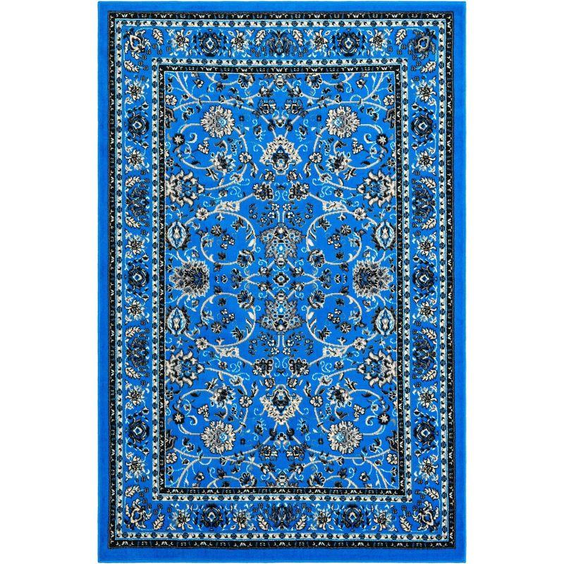 Unique Loom 5' 0 x 8' 0 Sialk Hill Washington Dark Blue Area Rug