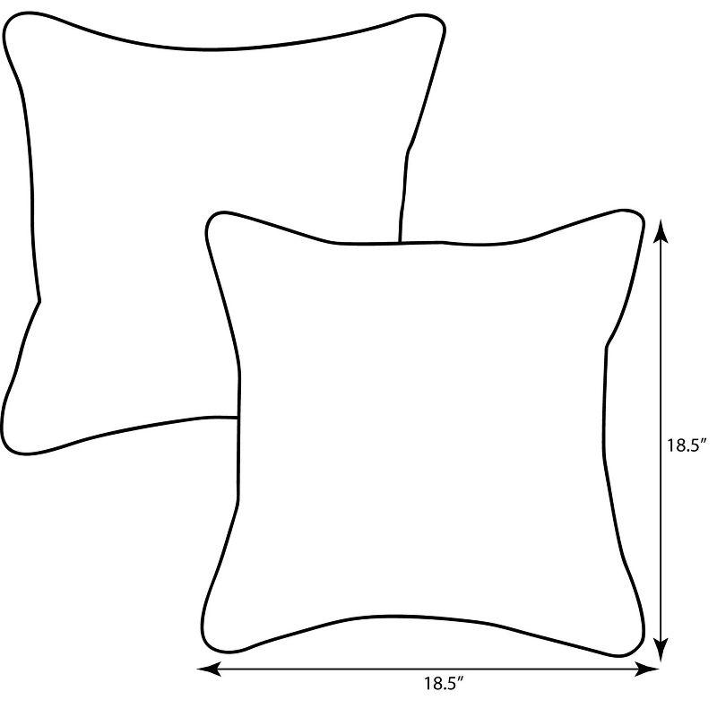 Pillow Perfect Floral Indoor/Outdoor Reversible Throw Pillow (Set of 2)