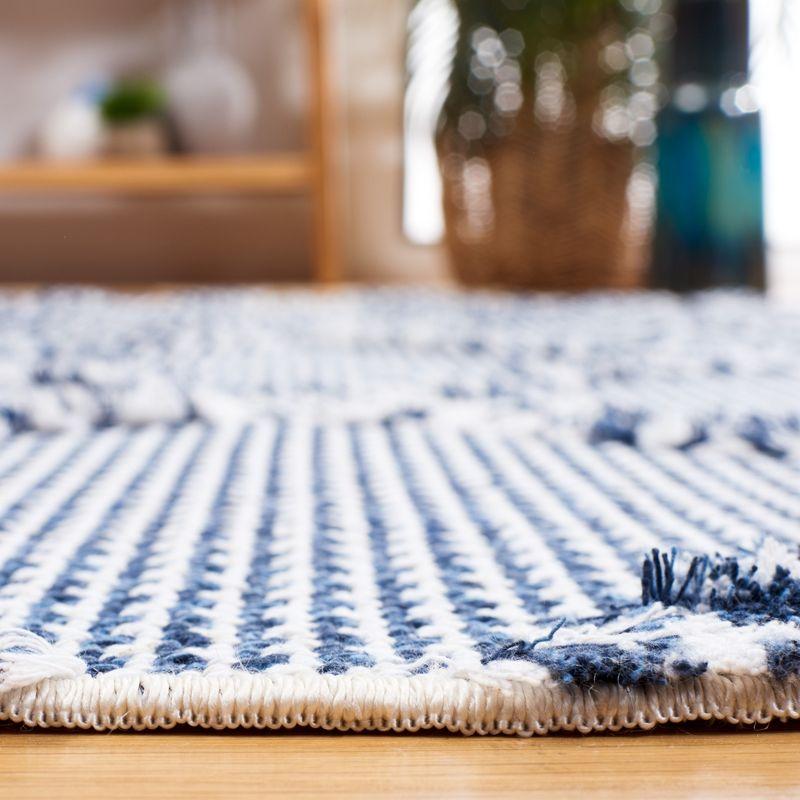 Augustine AGT714 Machine Made Indoor Area Rug - Navy/Ivory - 8'x10' - Safavieh