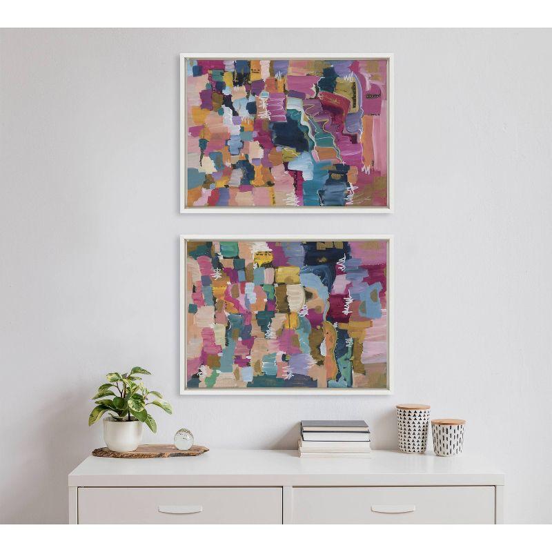 Sylvie Applause Framed Canvas Set by Leah Nadeau - Kate & Laurel All Things Decor