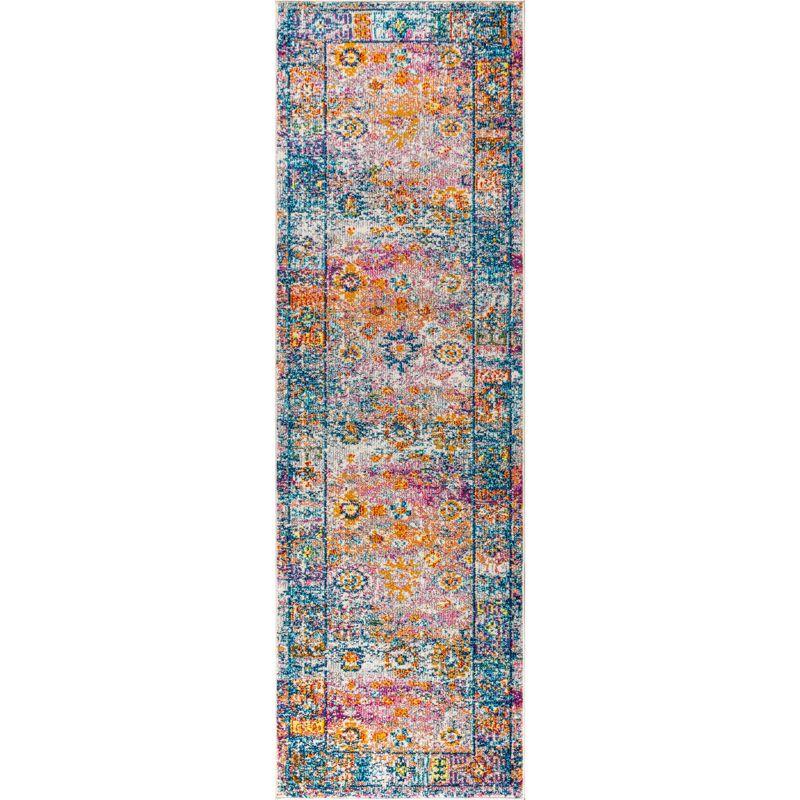 Bohemian FLAIR Boho Vintage Faded Area Rug - JONATHAN Y