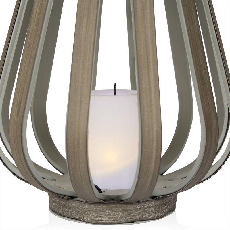 Alpine Solar Decorative Plastic Lantern w/ LED Light