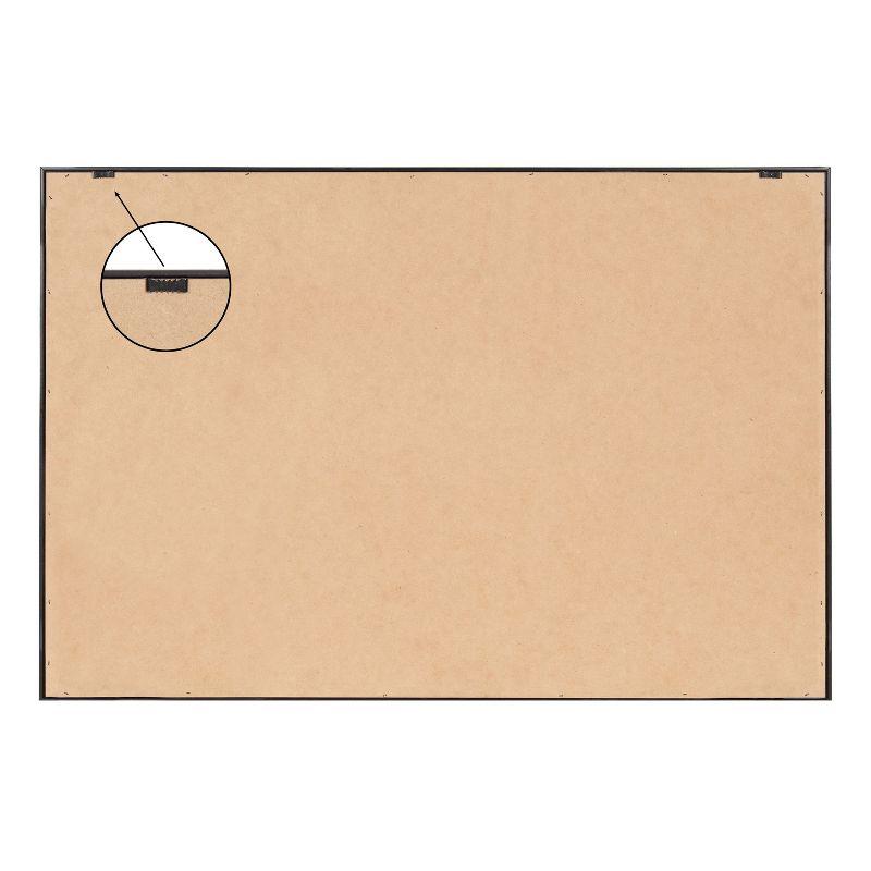 Kate and Laurel Sylvie Hey Dude Highland Cow Color Framed Canvas by The Creative Bunch Studio, 23x33, Gray