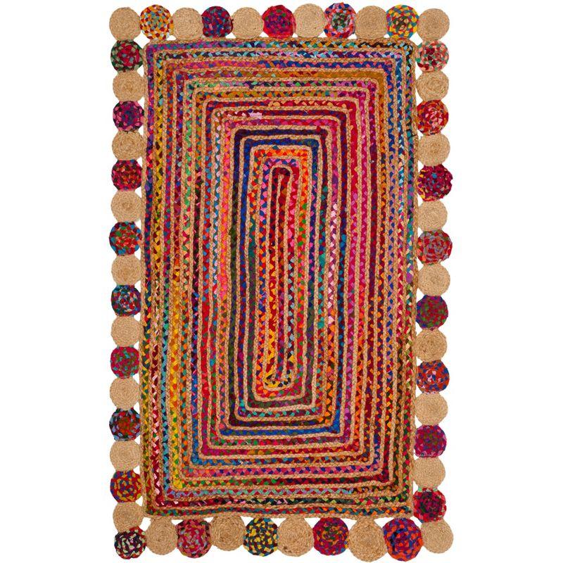 Cape Cod CAP201 Woven Indoor Area Rug - Red/Multi - 2'x3' - Safavieh