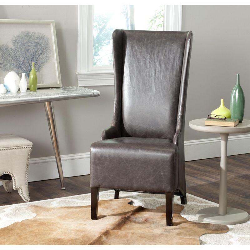 Bacall 20" H Dining Chair - MCR4501 - Antique Brown - Safavieh Couture