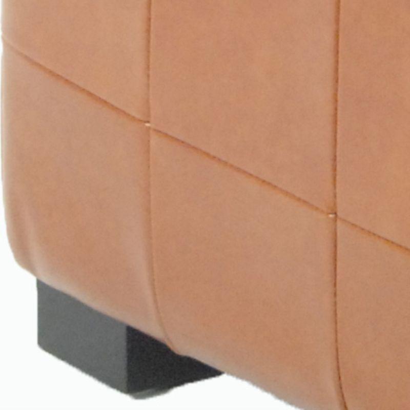 Manhattan Small Storage Ottoman - HUD4201 - Saddle - Safavieh Couture