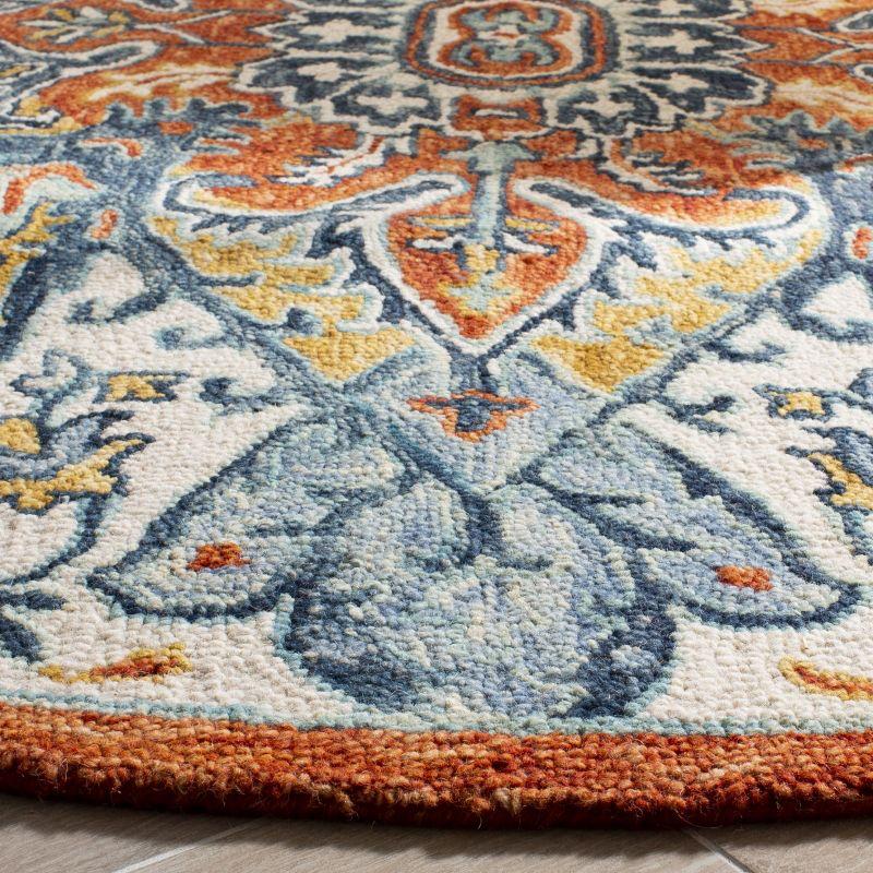 Vahakn Hand Tufted 80% Wool, 20% Cotton Southwestern Rug