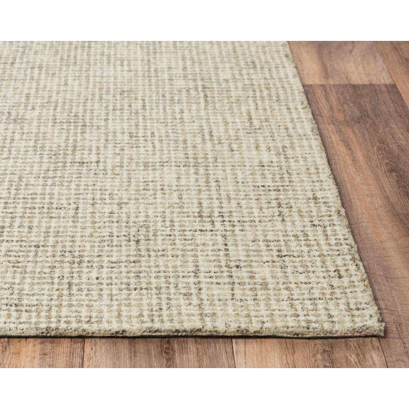 Kenyon Handmade Tufted Wool Beige Rug