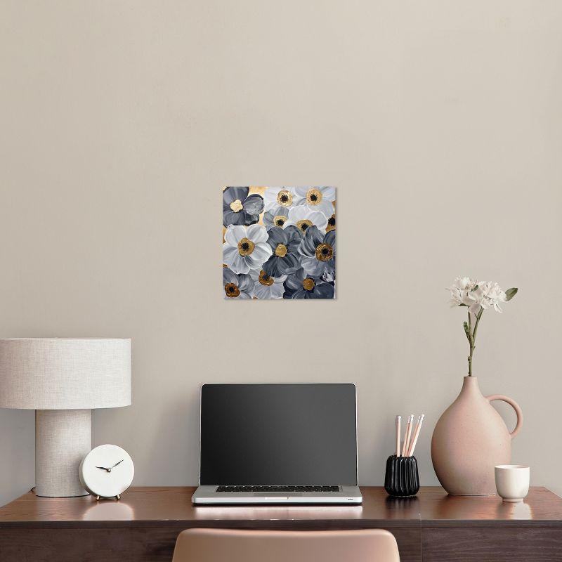 Art Remedy Fields and Fields Floral Fine Wall Art, 12" x 12", Gallery Wrapped