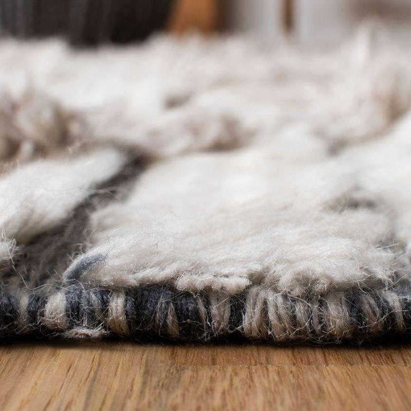 Kenya KNY953 Hand Woven Runner Rug - Ivory/Gray - 2'3"x8' - Safavieh.