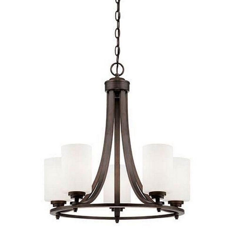 Bristo Elegance Rubbed Bronze 5-Light Chandelier