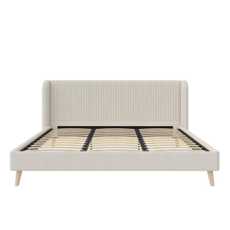 Novogratz Holly King Size Upholstered Platform Bed
