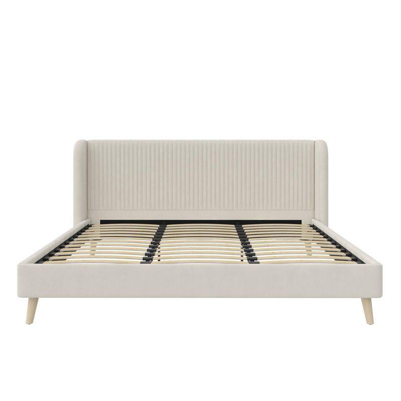 Holly King Size Upholstered Platform Bed