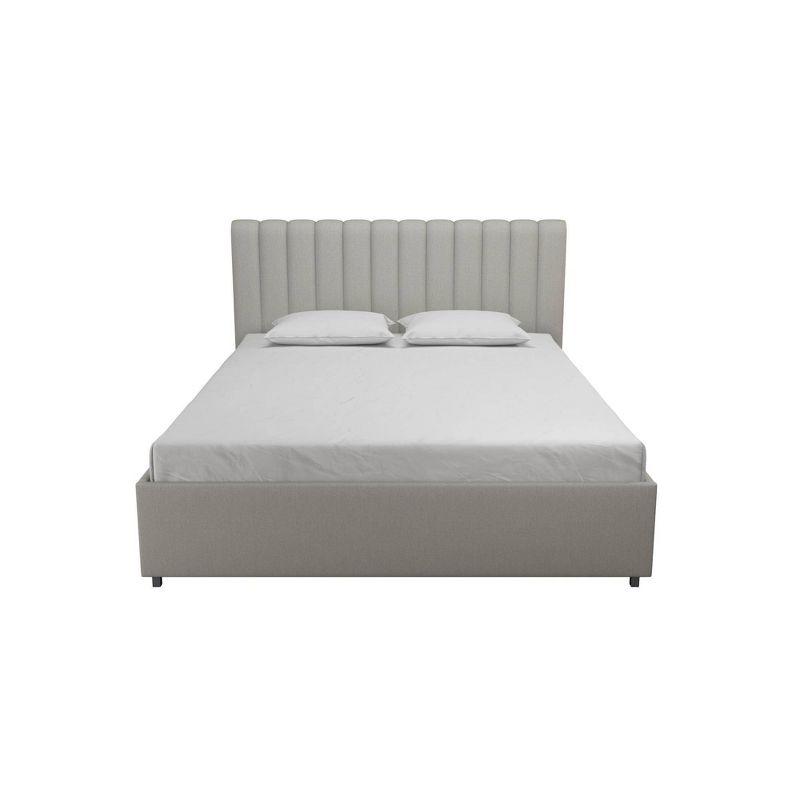 Brittany Upholstered Unfinished Platform Storage Bed