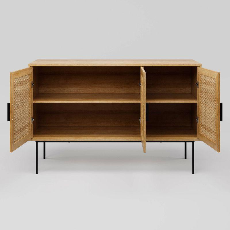 Emmet Sideboard Buffet with Cane Doors - CorLiving