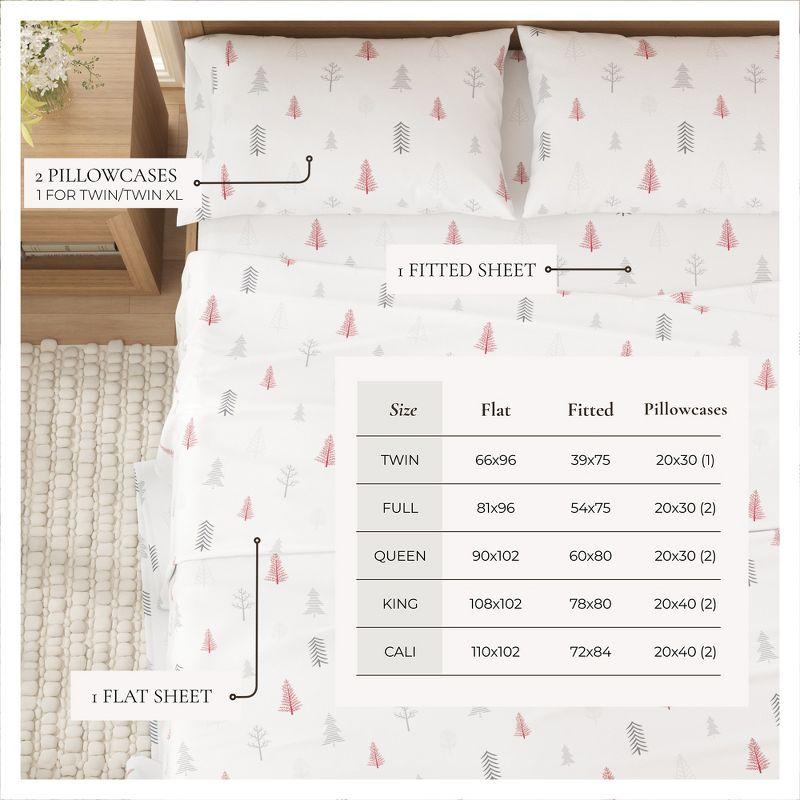FreshFolds 100% Cotton Lodge Printed Flannel Sheet Set