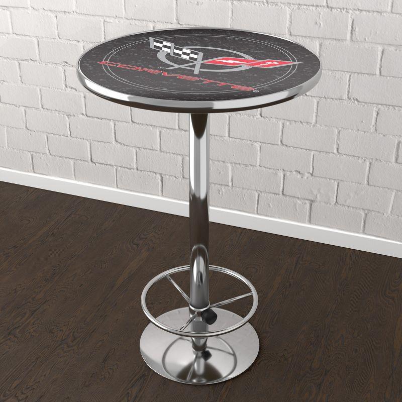 Trademark Global Round Metal Base Dining Table