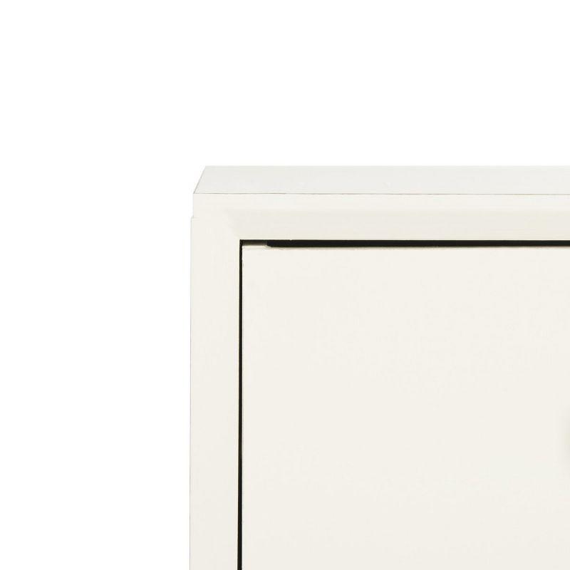 Pomona 3 Drawer Accent Table - CHS5700 - Vintage White - Safavieh