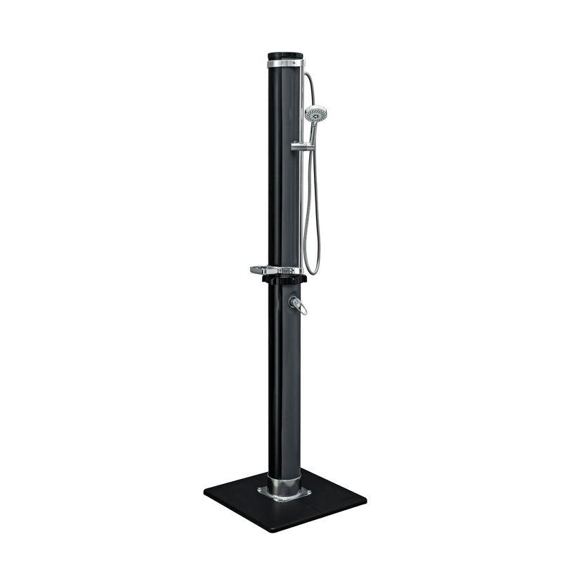 Bestway Black Solar-Powered Outdoor Shower with Adjustable Head