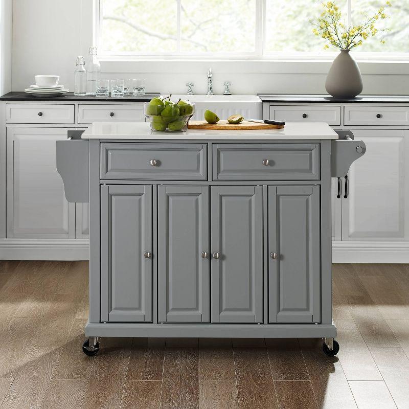 Full Size Granite Top Kitchen Cart - Crosley