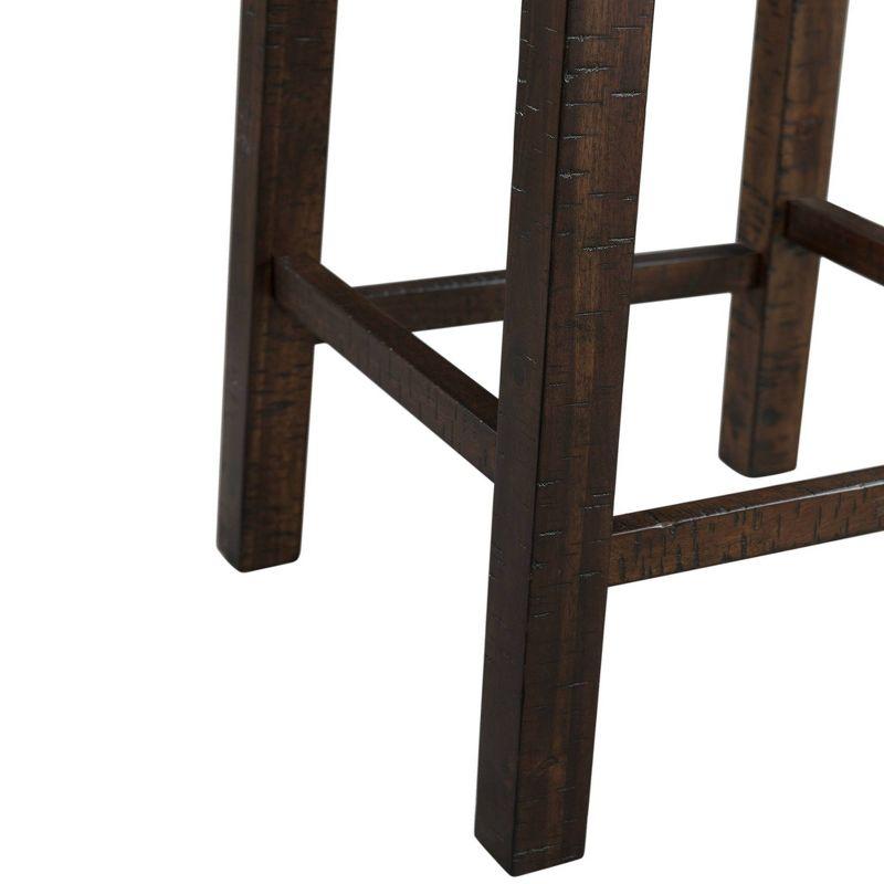 Enrico Multipurpose Bar Table Set Brown - Picket House Furnishings: Includes 3 Stools, USB Outlet