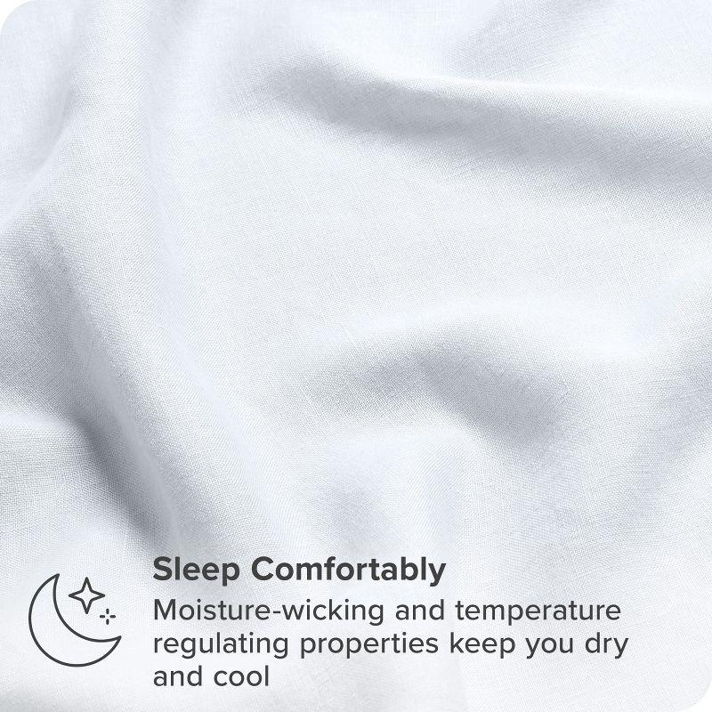 Bare Home 100% Linen Sheet Set